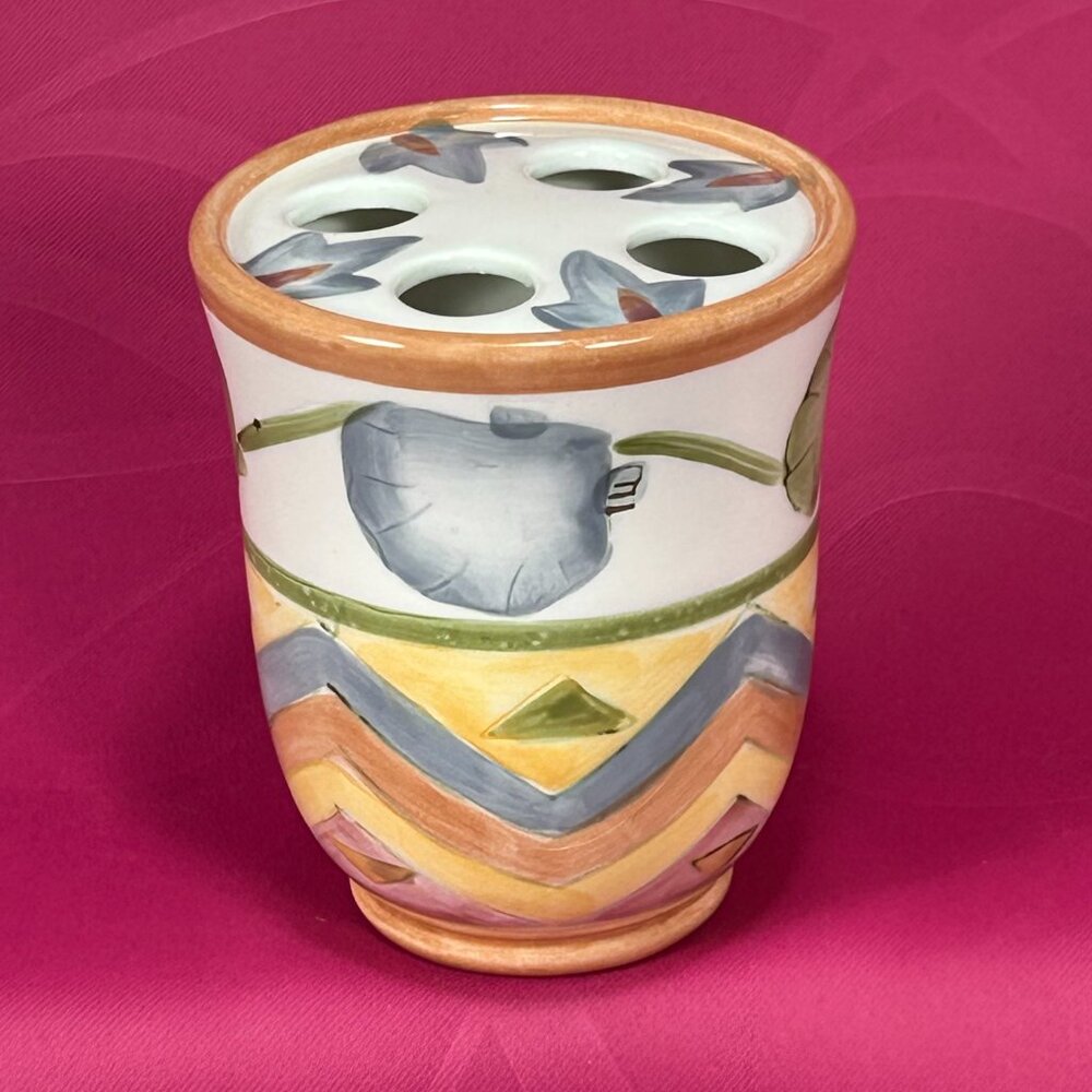 Spring Maid colorful porcelain tooth brush holder